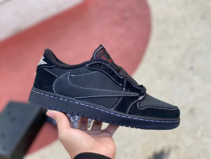 Travis Scott x Air Jordan 1 Low Black Phantom DM78