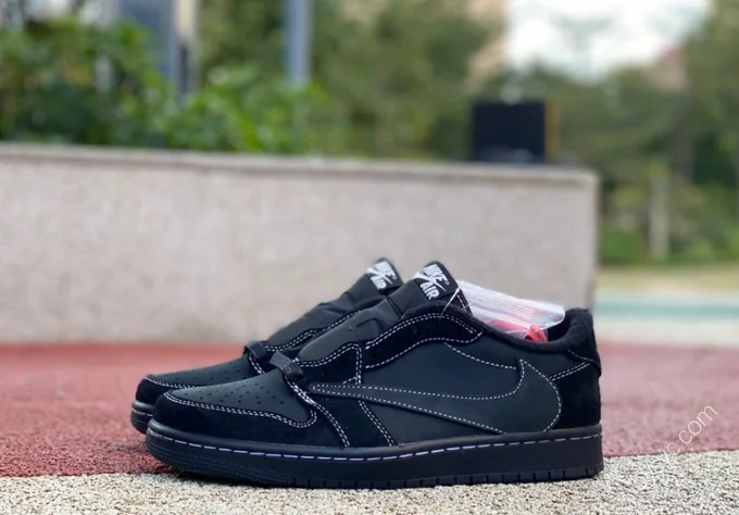 Travis Scott x Air Jordan 1 Low Black Phantom DM78