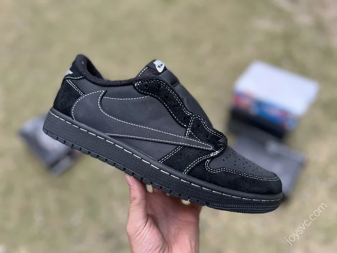 Travis Scott x Air Jordan 1 Low Black Phantom T1 DM7