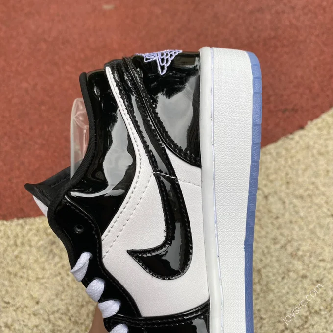 Air Jordan 1 Low Black White Patent Leather DV1309-100