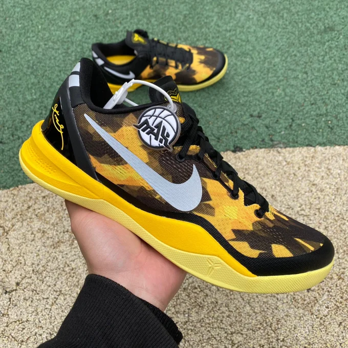 Nike Kobe 8 Yellow Black 555286-077