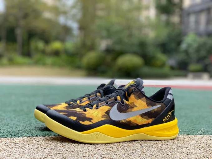 Nike Kobe 8 Yellow Black 555286-077