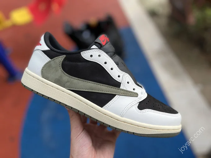 Travis Scott x Air Jordan 1 Low Olive Green LJR DZ4137-106