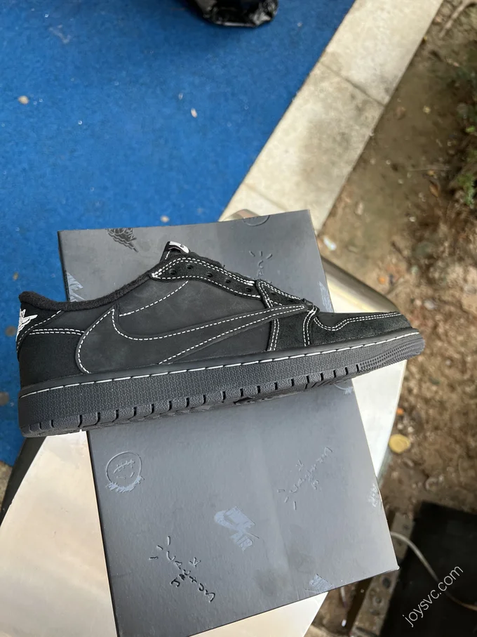 Travis Scott x Air Jordan 1 Low Black Phantom LJR DM7866-001