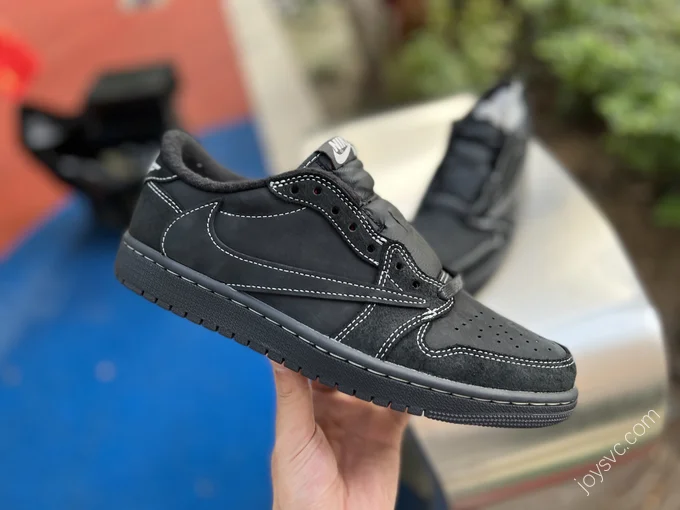 Travis Scott x Air Jordan 1 Low Black Phantom LJR DM7866-001