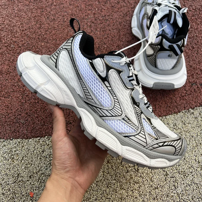 Balenciaga 3XL Silver White