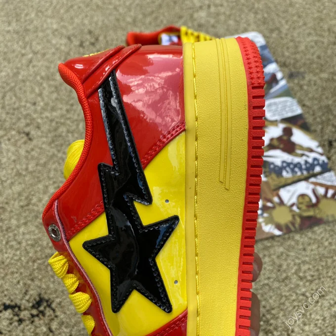 Marvel x Bape STA Red Yellow Black 1I73-191-902