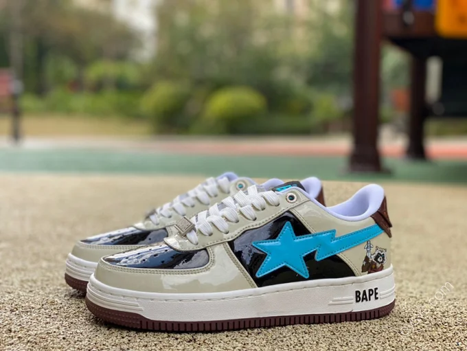 Marvel x Bape STA Brown Blue Black 1I73-191-906