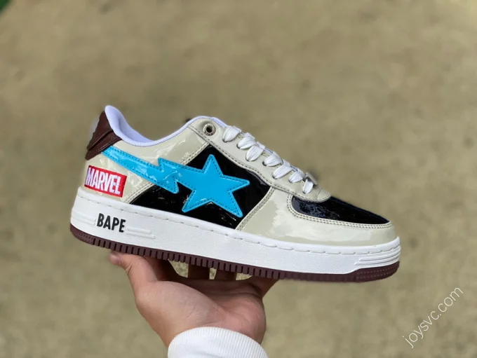 Marvel x Bape STA Brown Blue Black 1I73-191-906