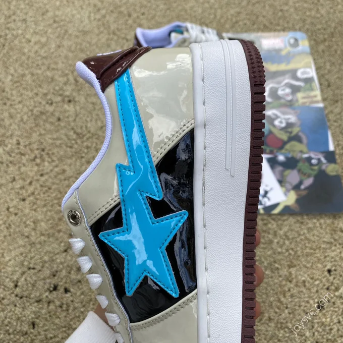 Marvel x Bape STA Brown Blue Black 1I73-191-906