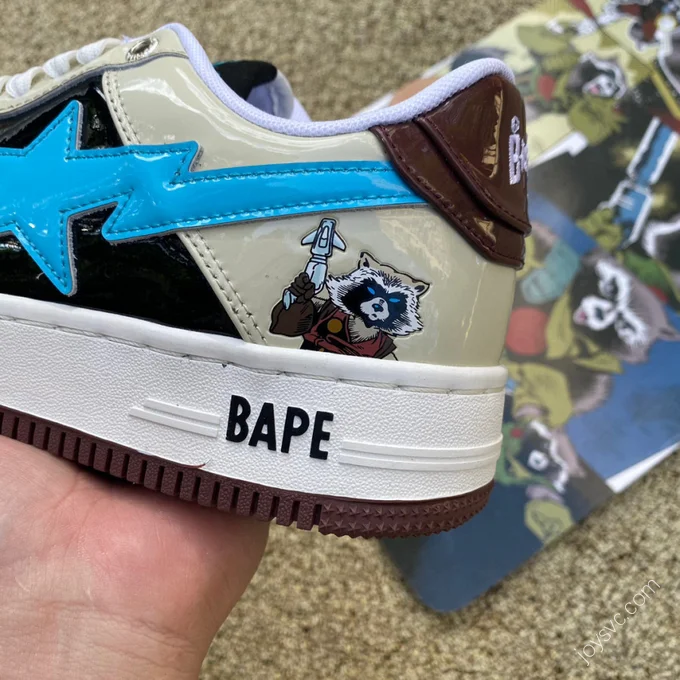 Marvel x Bape STA Brown Blue Black 1I73-191-906