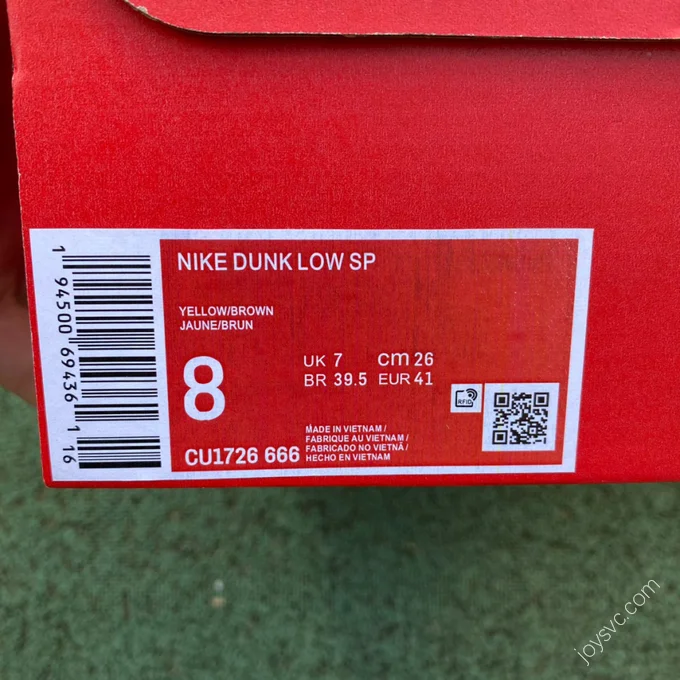 Travis Scott x Playstation x Nike SB Dunk Low Wheat Yellow CU1726-666