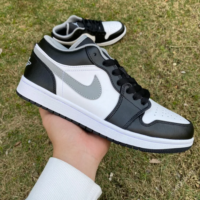 Air Jordan 1 Low Black White Gray 553558-040