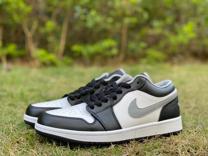 Air Jordan 1 Low Black White Gray 553558-040