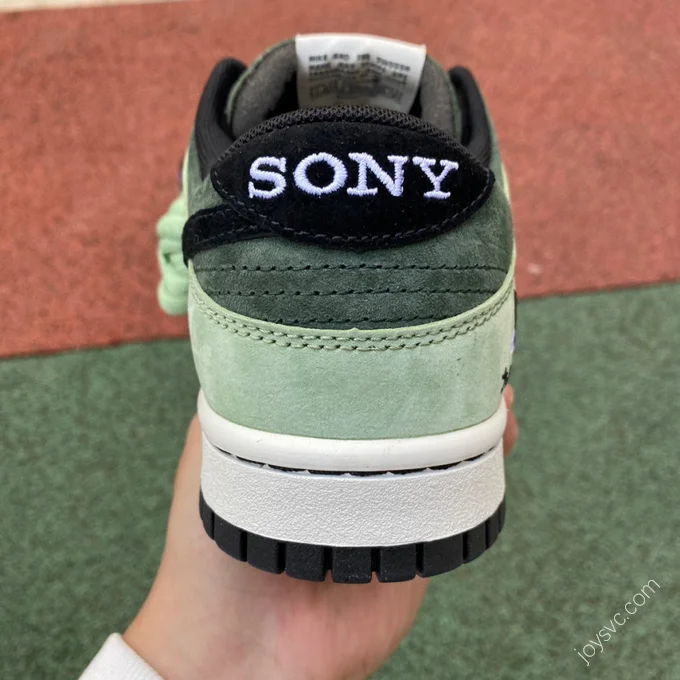 Travis Scott x Playstation x Nike SB Dunk Low Grey Green CU1726-777