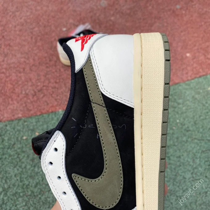 Travis Scott x Air Jordan 1 Low Olive Green T1 DZ4137-106