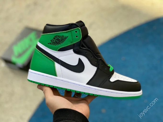 Air Jordan 1 Lucky Green Black White Green High-Top DZ5485-031