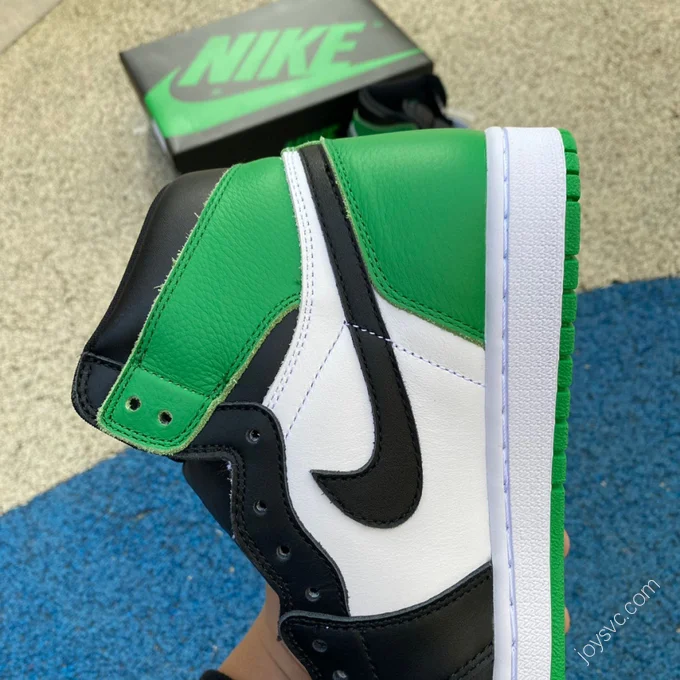 Air Jordan 1 Lucky Green Black White Green High-Top DZ5485-031