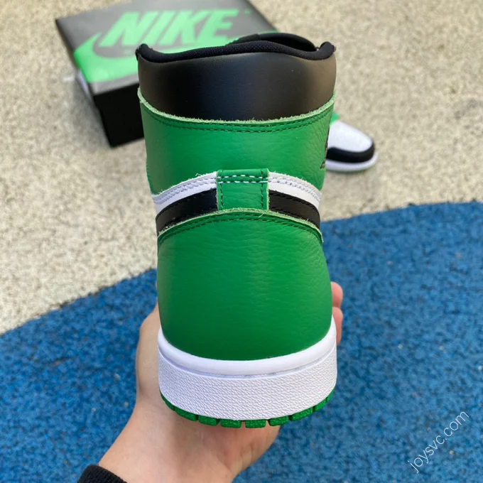 Air Jordan 1 Lucky Green Black White Green High-Top DZ5485-031