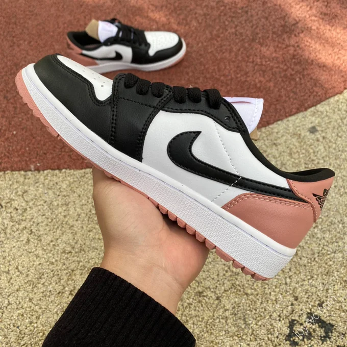 Air Jordan 1 Low Golf Black White Pink DD9315-106