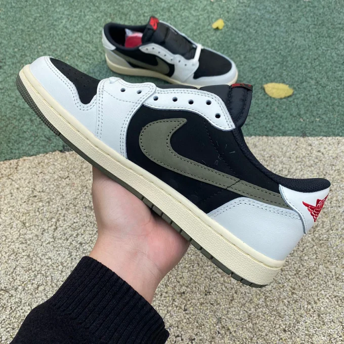 Travis Scott x Air Jordan 1 Low Olive Green S2 DZ4137-106