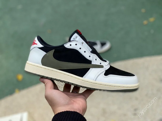 Travis Scott x Air Jordan 1 Low Olive Green S2 DZ4137-106