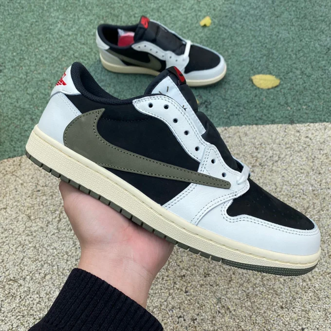 Travis Scott x Air Jordan 1 Low Olive Green S2 DZ4137-106