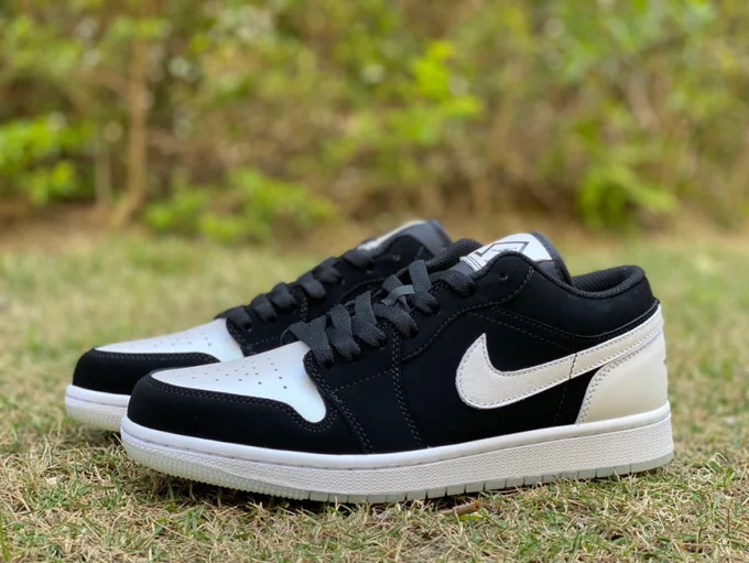 Air Jordan 1 Low Black White Diamond DH6931-001