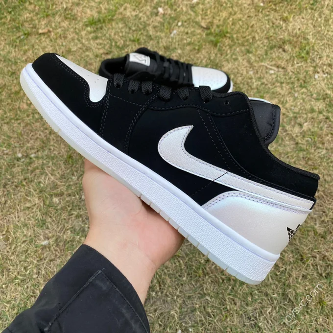 Air Jordan 1 Low Black White Diamond DH6931-001