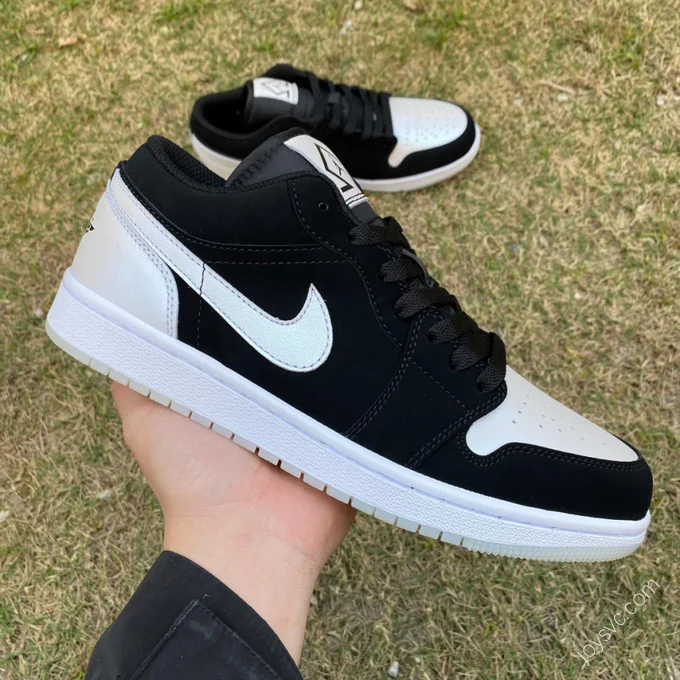 Air Jordan 1 Low Black White Diamond DH6931-001