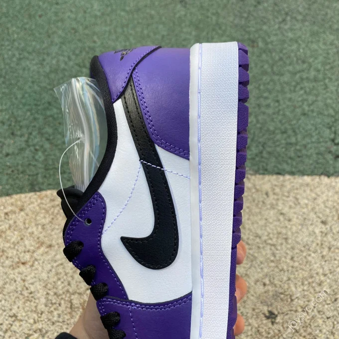 Air Jordan 1 Low Golf White Purple Sneakers DD9315-105