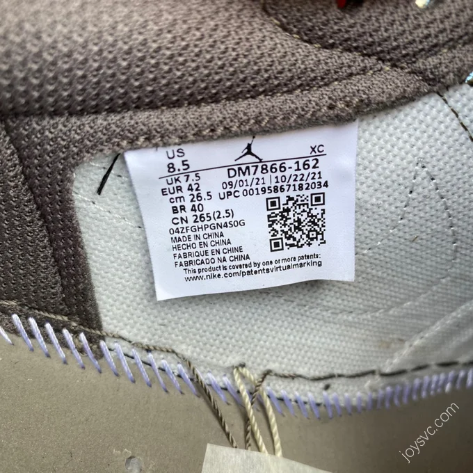 Travis Scott x Air Jordan 1 Low Reverse Mocha White Brown T1 DM7866-162