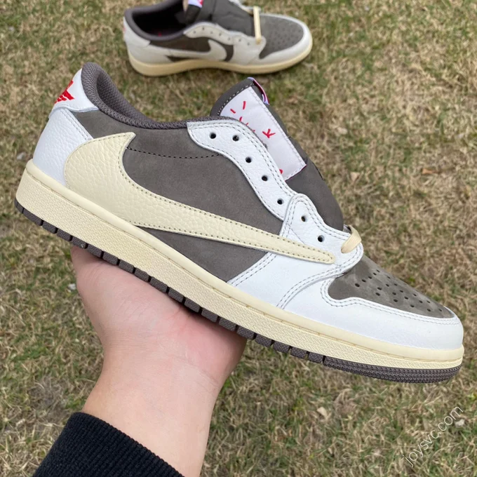 Travis Scott x Air Jordan 1 Low Reverse Mocha White Brown T1 DM7866-162