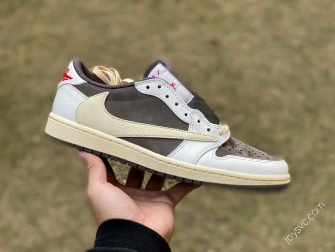 Travis Scott x Air Jordan 1 Low Reverse Mocha White Brown T1 DM7866-162