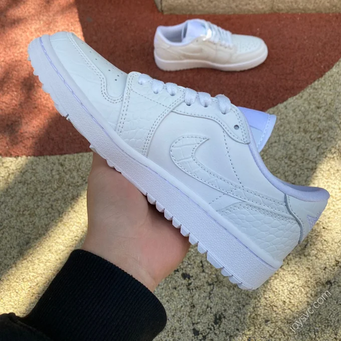 Air Jordan 1 Low Golf White Sneakers DD9315-003