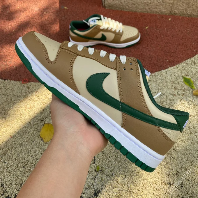 Nike Dunk Low Beige Brown Green FB7160-231