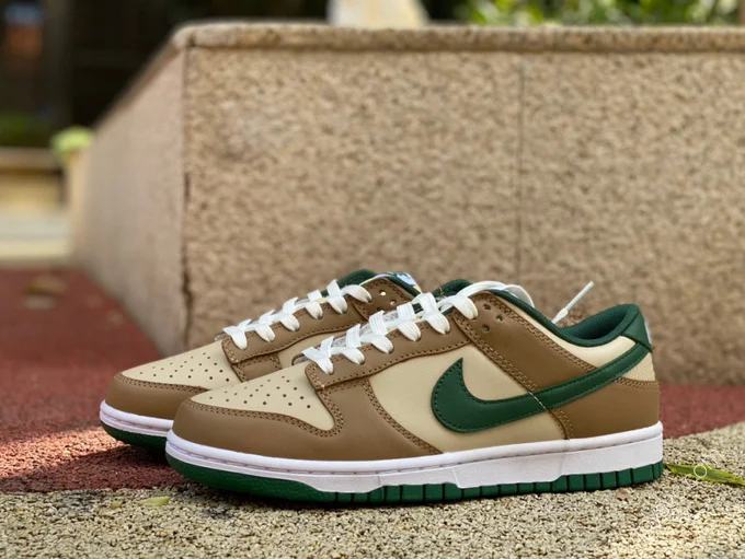 Nike Dunk Low Beige Brown Green FB7160-231