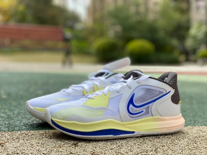 Nike Kyrie 5 Low Yellow Blue White DJ6014-100