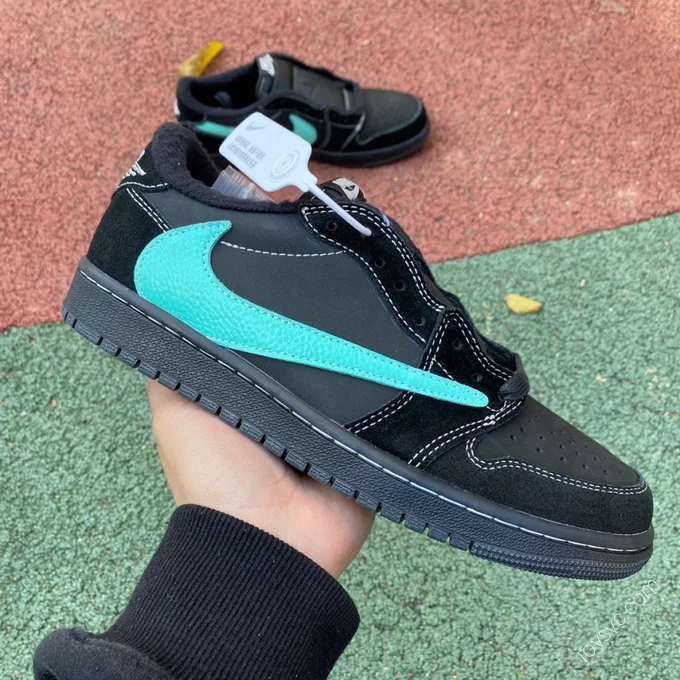 Travis Scott x Air Jordan 1 Low Tiffany Black DZ1382-001