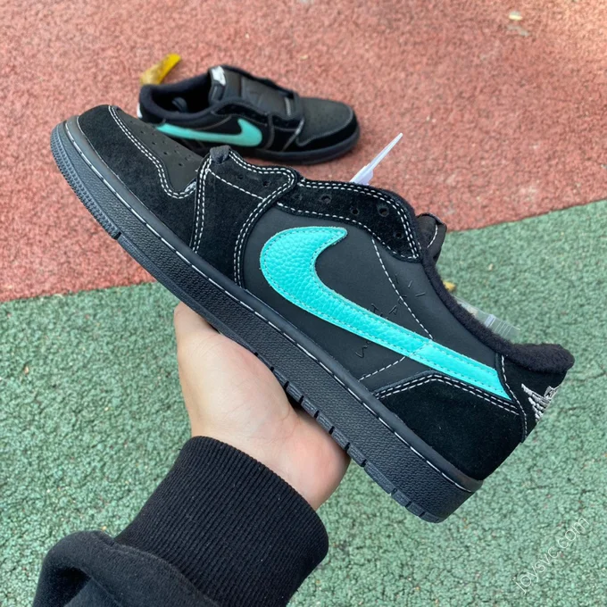 Travis Scott x Air Jordan 1 Low Tiffany Black DZ1382-001