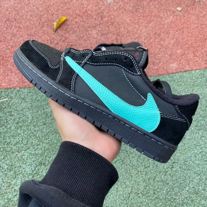 Travis Scott x Air Jordan 1 Low Tiffany Black DZ1382-001