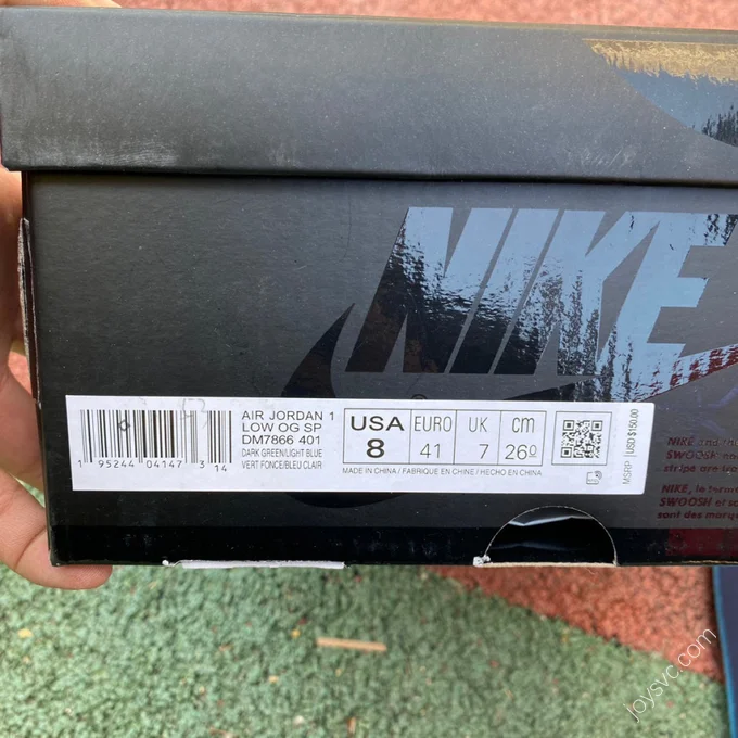 Travis Scott x Air Jordan 1 Low Tiffany Black DZ1382-001