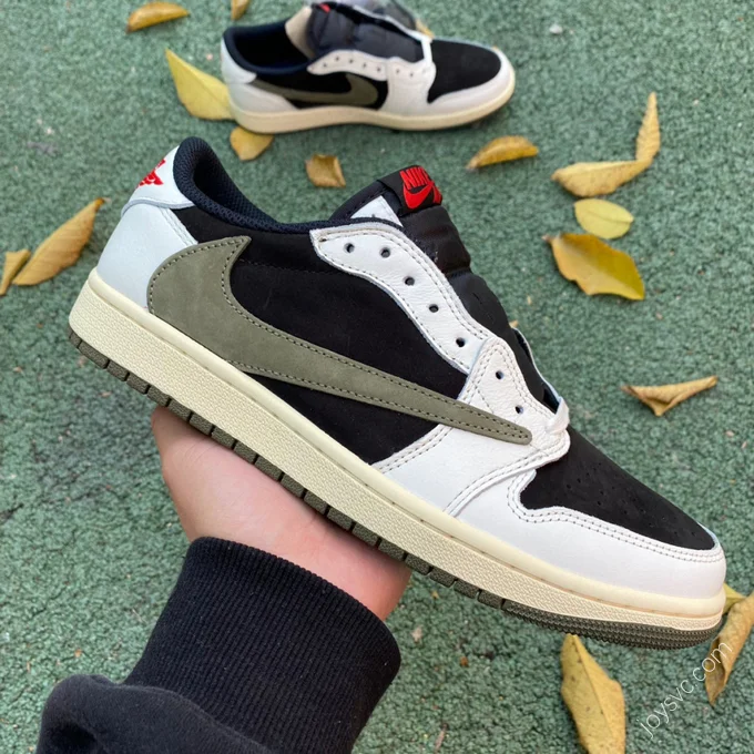 Travis Scott x Air Jordan 1 Low Olive Green DZ4137-106