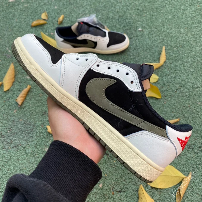 Travis Scott x Air Jordan 1 Low Olive Green DZ4137-106