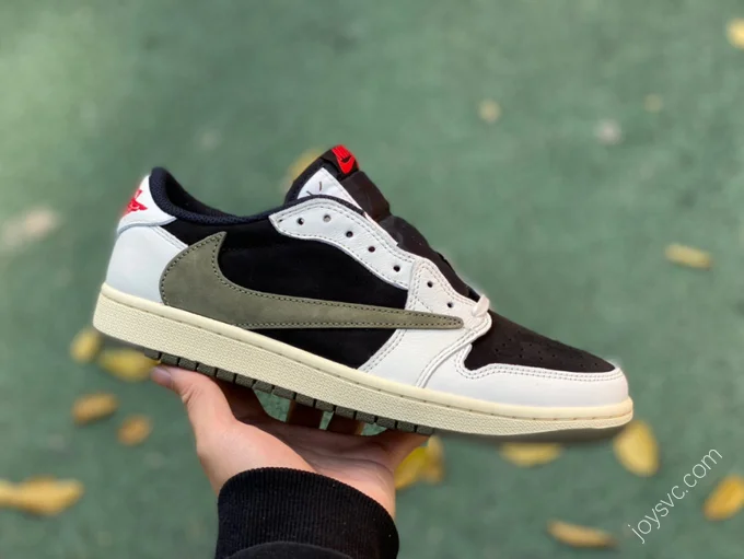 Travis Scott x Air Jordan 1 Low Olive Green DZ4137-106