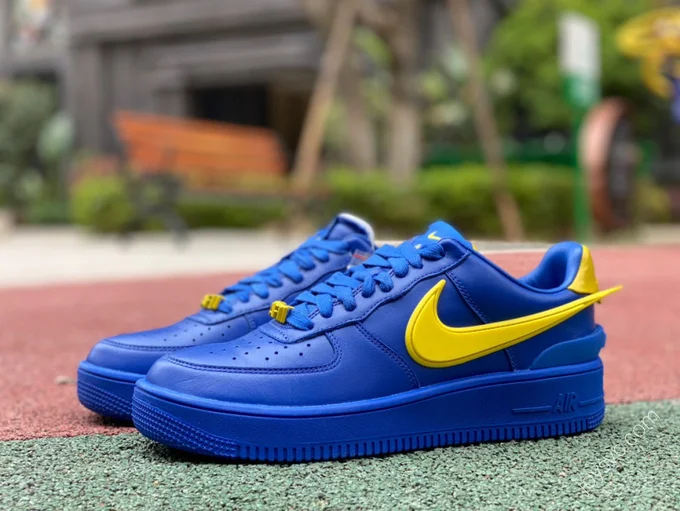 AMBUSH x Nike Air Force 1 Blue Yellow DV3464-400