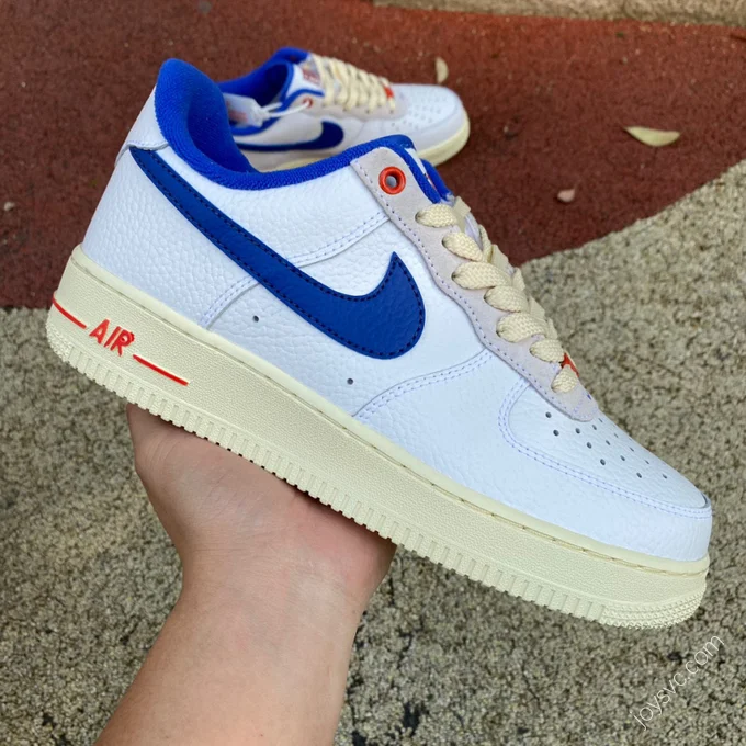 Nike Air Force 1 White/Blue Distressed DR0148-100