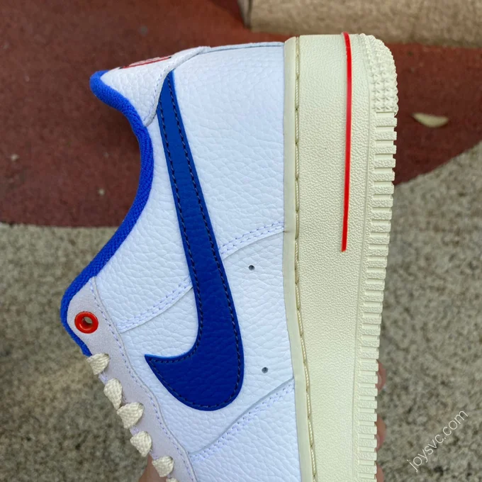 Nike Air Force 1 White/Blue Distressed DR0148-100