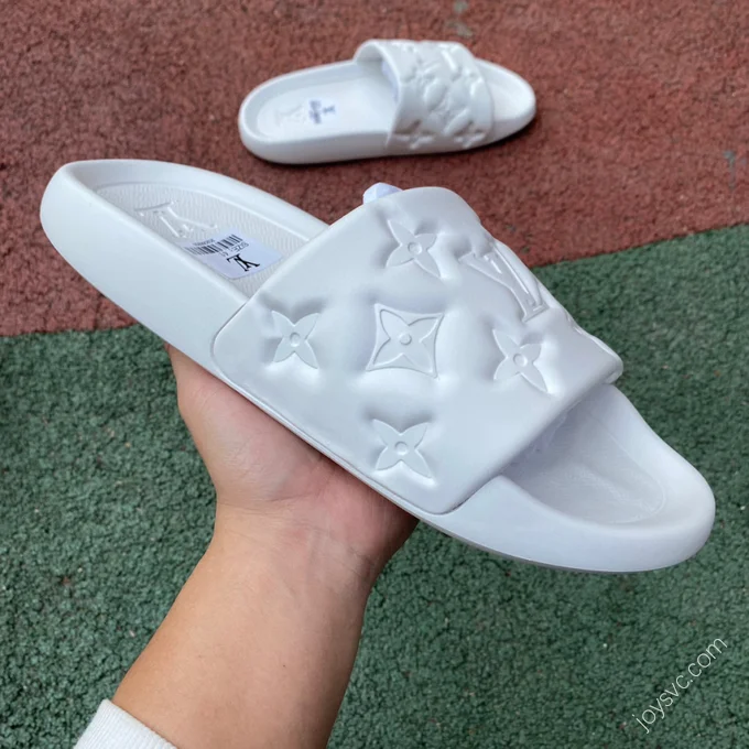 LOUIS VUITTON WATERFRONT Slides White