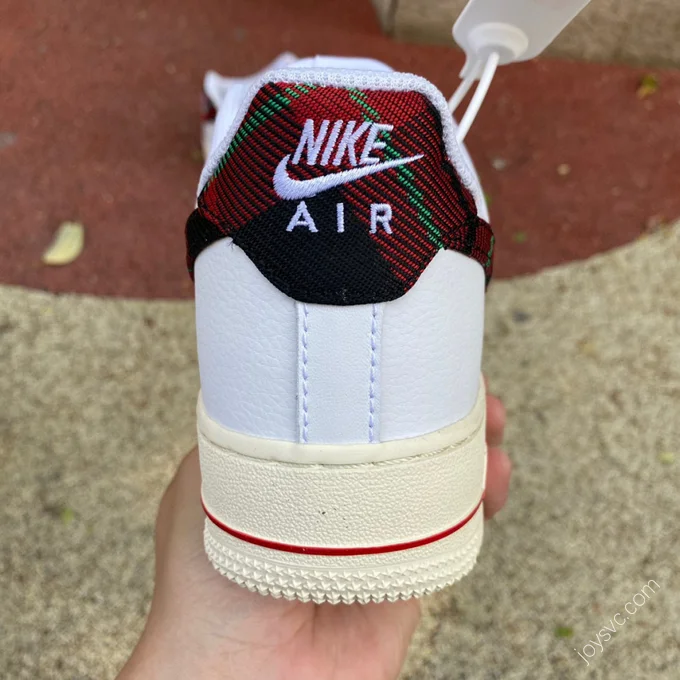 Nike Air Force 1 White/Red Checkered DV0789-100